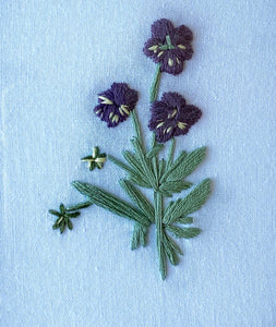 Wild Pansy panel